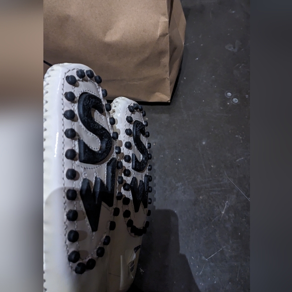 Stuart Weitzman White patent loafers - Picture 10 of 10